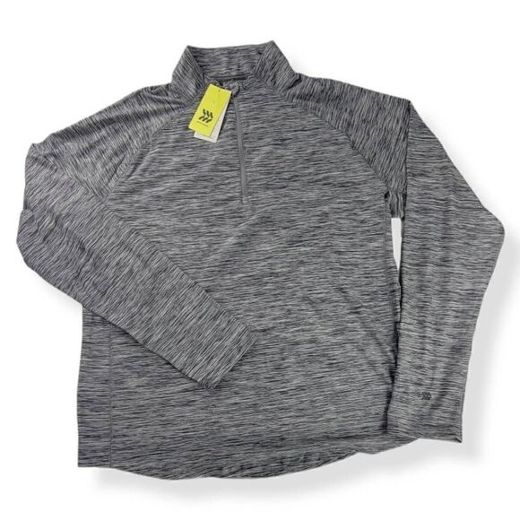 All In Motion Soft Stretch 1/4 zip Gray pull over XL - Picture 1 of 5